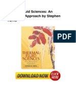 Thermal Fluid Sciences An Integrated App PDF