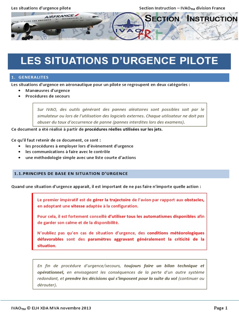 Altimètre  Documentation IVAO France