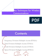 Multiple Access Techniques For Wireless Communications - 1 PDF