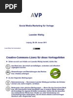 Download Social Media Marketing fr Verlage - AVP-Jahrestagung 2011 by Leander Wattig SN48059969 doc pdf