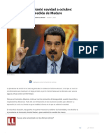 Venezuela Adelantó Navidad A Octubre - Última Medida de Maduro - Diario La Libertad - Periódico Noticioso de Colombia.