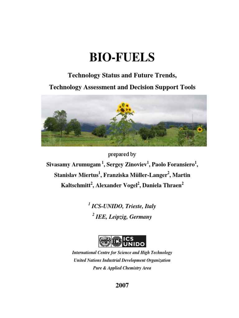 Bio-Fuels Technology Assessment Guide | PDF | Biofuel | Biodiesel