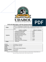 DESCRIPCIÓN DE LOS TIPOS DE TRATAMIENTOS QUE SE REALIZA PARA LA ENFERMEDAD INFECCIOSA ANGIOMATOSIS BACILAR EN EL ORGANISMO DE PACIENTES INMUNODEPRIMIDAS POR EL VIH SIDA