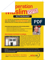 MPACUK Rotherham General Election Leaflet