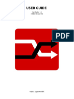User Guide: File Master 1 .1 Folder Cleaner 1 .0