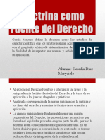 La Doctrina Como Fuente Del Derecho