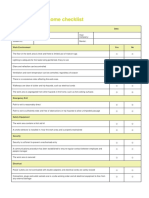 Student Working From Home Checklist