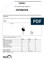 Silicon PNP Triple Diffused: Application