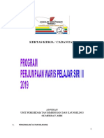 Kertas Kerja Perjumpaan Waris Tahun 6