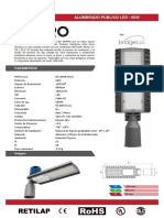 Ficha Técnica - Alumbrado Público LED DXPRO - 60W