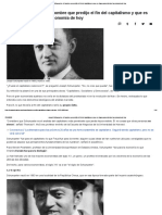 Joseph Schumpeter, El Hombre Que Predijo El Fin Del Capitalismo y Que Es Clave para Entender La Economía de Hoy