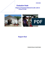Eval Reponse Cholera Haiti ECHO 2013-15 Final 2015-001 PDF