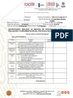 Reporte de Investigación Taller de Investigación Ii Tema