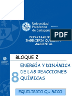 TEMA 8 Equilibrio Quimico PDF