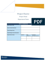 Project Charter Template 