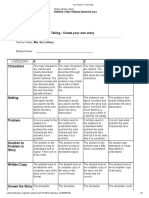 Your Rubric - Print View