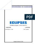 Eclipses solares e lunares: conceitos, tipos e proteção