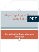 Major Typology of Social Study Skills