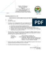 Poonbato Integrated School: School Memorandum No. 06, S. 2020