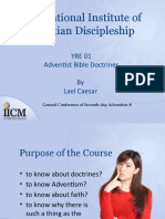Yre 01 Adventist Bible Doctrines Powerpoint
