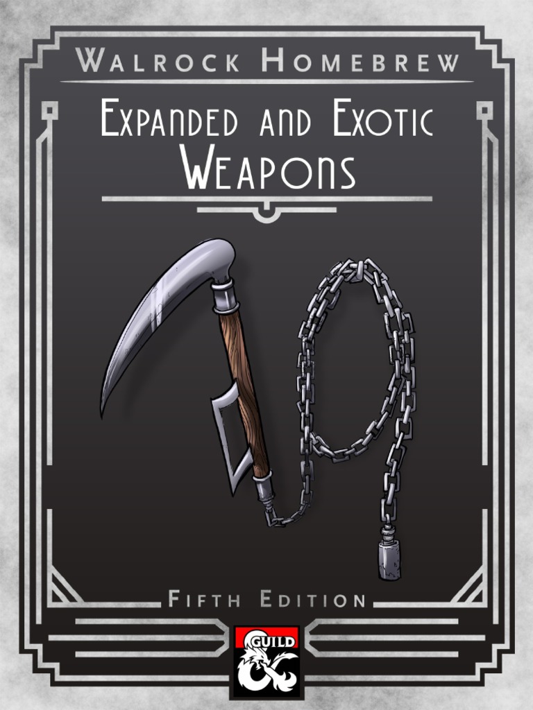 Exotic and Expanded Weapons v0 PDF | PDF