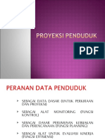 Proyeksi Penduduk Dan Interpolasi