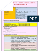 Tutoria - Ficha de Planificación - Sem 13