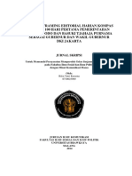 Analisis Framing Editorial Harian Kompas PDF