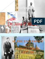 Life, Works and Writing: Dr. Jose P. Rizal