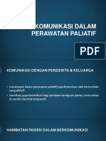 Komunikasi Dalam Perawatan Paliatif