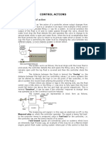 Control Actions: Two Step Control Action