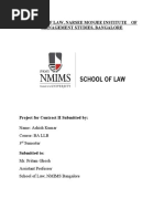 School of Law, Narsee Monjee Institute of Management Studies, Bangalore