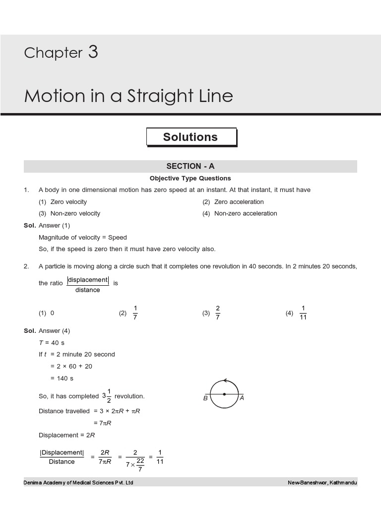 Chapter 3 PDF | PDF | Acceleration | Velocity