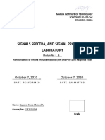 Signals Spectra, and Signal Processing Laboratory: October 7, 2020 October 7, 2020