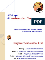 Presentation 01 - Pengantar Ambassador Club 2020 by Victor