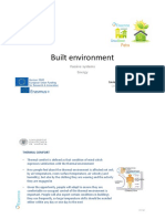 Built Environment: Passive Systems Energy