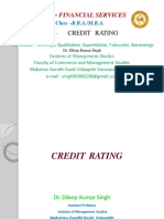 Subject - Financial Services: Credit Rating