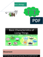 Basic Characteristics of Living Things
