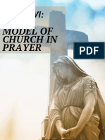 Mary Model of Church in Prayer: Lesson Vi