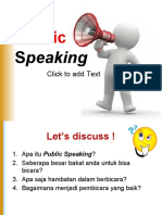 Materi Publik Speaking LSB