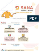 Group Health Insurance Plans in India - SANA