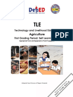 Agriculture: Technology and Livelihood Education First Grading Period: Self Learning Kit 3