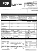 Pag-IBIG Member Data Form Guide | PDF | Employment | Pension