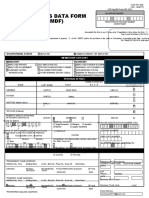 Member'S Data Form (MDF) : Instructions