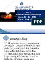 Klasifikasi Materi Dan Sifatnya