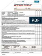 Work at Height Checklist