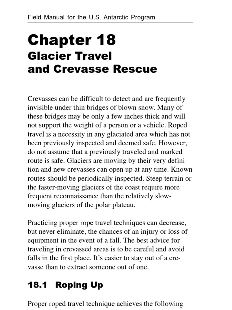 Crevasse Rescue Techniques and Setup | PDF | Rope | Knot