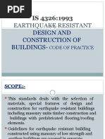 IS 4326: Earthquake Resistant Design | PDF | Framing (Construction ...