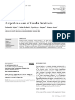 A - Report - On - A - Case - of - Giardia - Duodenalis PDF