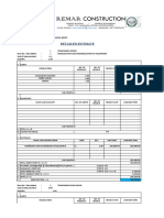 Temporary Works Estimate